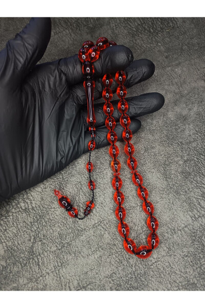 Systematic Barley Powder Amber Tasbih - MOS TESPIH