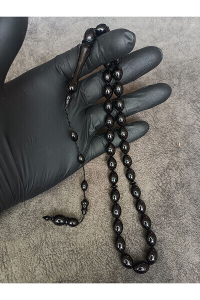 Systematic Black Amber Tasbih - MOS TESPIH