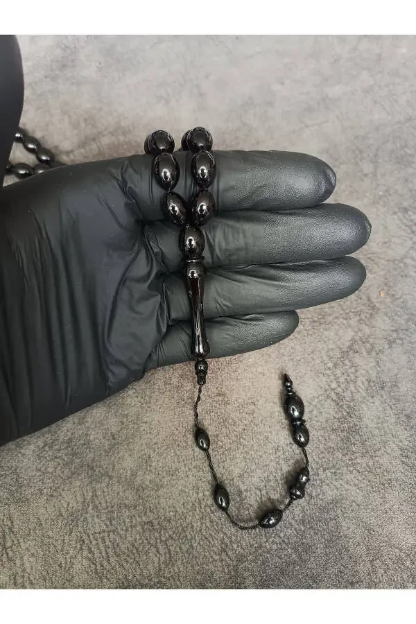 Systematic Black Amber Tasbih - 4