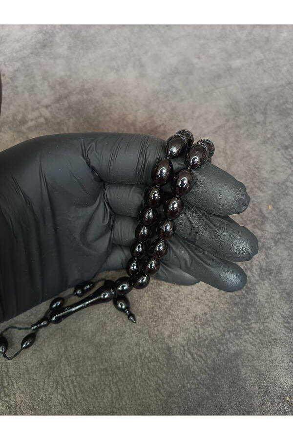 Systematic Black Amber Tasbih - 3