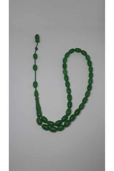 Systematic Bleeding Grape Stick Amber Tasbih - 1