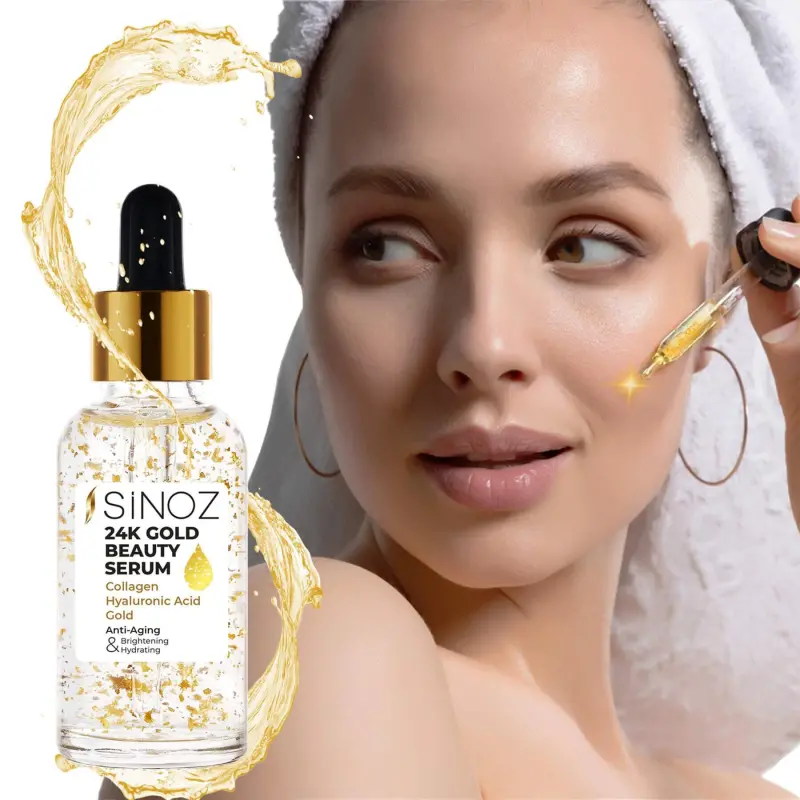Сыворотка для лица Sinoz 24K золото - BÜYÜKBEDENIZ