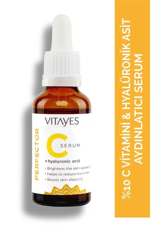 Сыворотка для лица, выравнивающая тон кожи, против пятен, с витамином С 10%, гиалуроновой кислотой, осветляющая и увлажняющая - 6