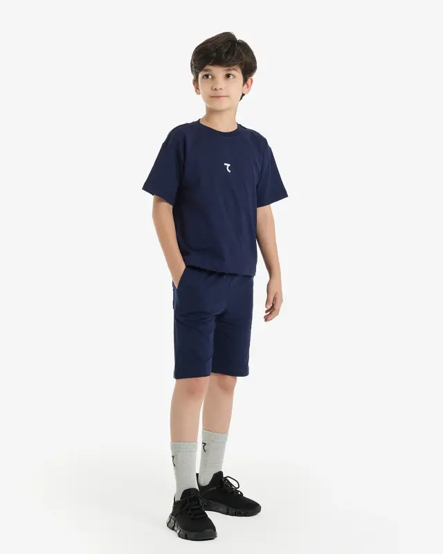 T-Shirt 7SABER Urban Motion - KOYU MAVİ - 3