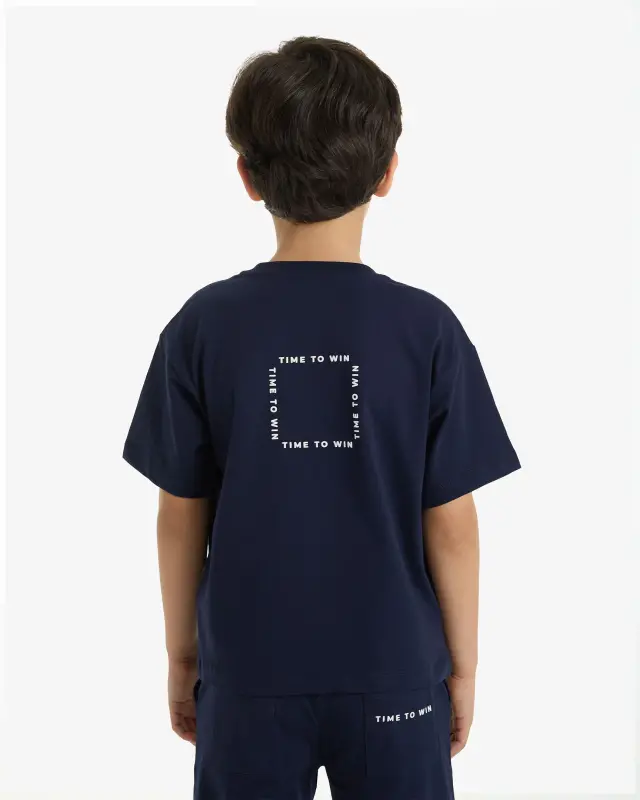 T-Shirt 7SABER Urban Motion - KOYU MAVİ - 8