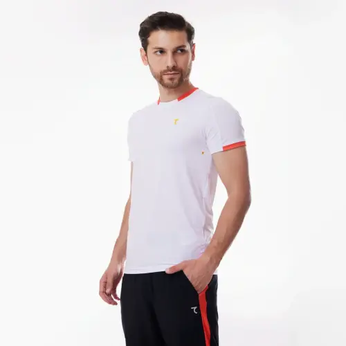 T-shirt - БЕЛО-ОРАНЖЕВЫЙ - 5