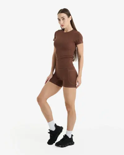 T-shirt - BROWN - 8