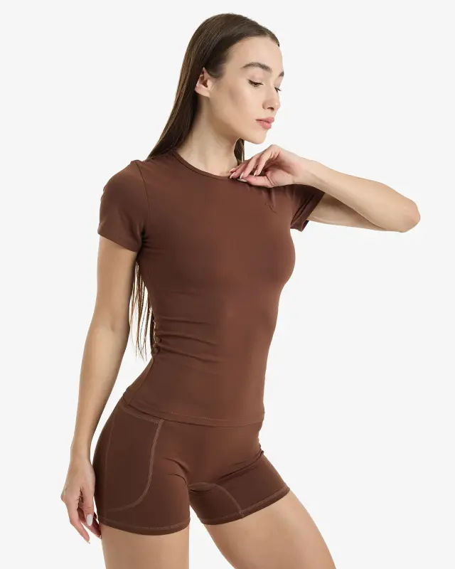 T-shirt - BROWN - 2