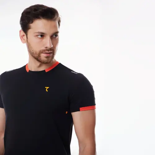 T-shirt - QORA-APELSIN RANG - 7