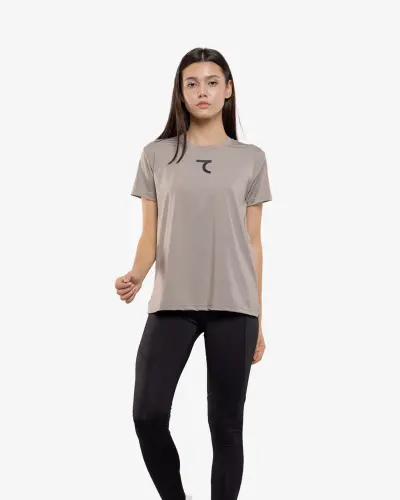 T-shirt - To'q bej - 1