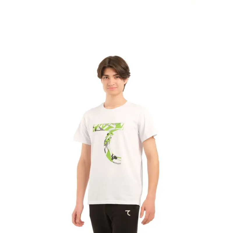 T-shirt - WHITE-GREEN - 4
