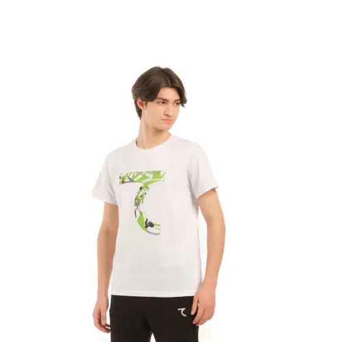 T-shirt - WHITE-GREEN - 5