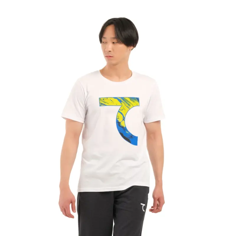 T-shirt - WHITE-LEMON - 4