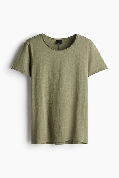T-shirt with a curved hem - H&M