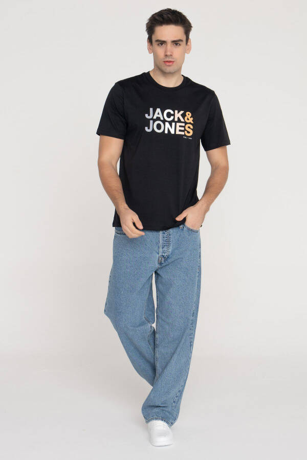 T-Shirt with Colored Logo Print - Forest - 4