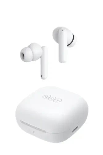 T13 Anc 4 Microphone Bluetooth 5.3 Wireless Earbuds White Active Noise Cancelling - 1