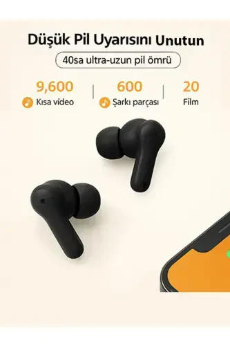 T13 Anc 4 Микрофон Bluetooth 5.3 Беспроводные наушники Белый Активное шумоподавление - 5