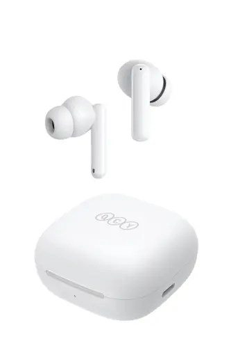 T13 Anc 4 Mikrofon Bluetooth 5.3 Kablosuz Kulaklık Beyaz Aktif Gürültü Engelleyici-BEYAZ - 1