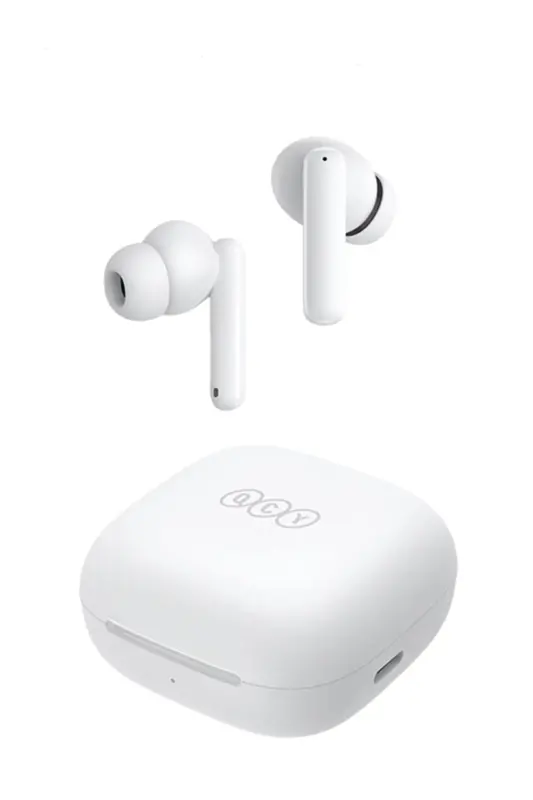 T13 Anc 4 Mikrofon Bluetooth 5.3 Kablosuz Kulaklık Beyaz Aktif Gürültü Engelleyici-BEYAZ - QCY