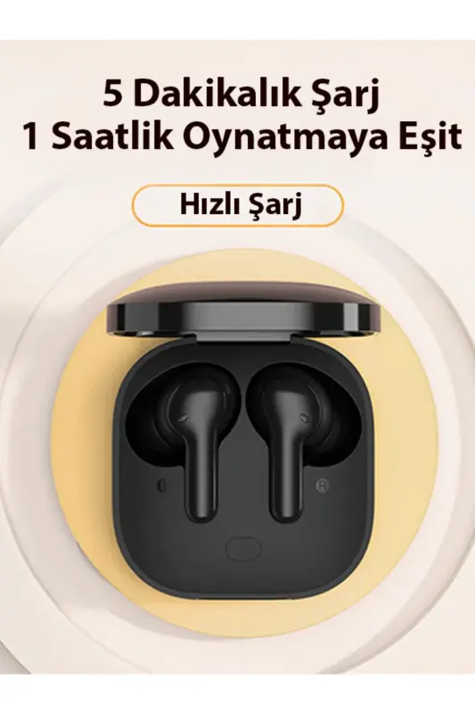T13 Anc 4 Mikrofon Bluetooth 5.3 Simsiz Quloqchinlar Oq Faol Shovqinni Bekitish - 6
