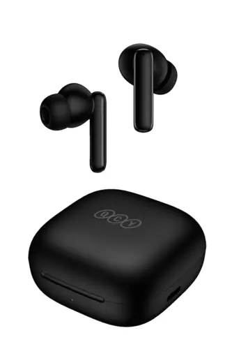 T13 Anc 4 Mikrofon Bluetooth 5.3 Simsiz Quloqchinlar Qora Faol Shovqinni To'sish 