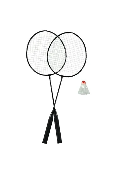 T133 Badminton Racquet Set - 2 Badminton Racquets & 1 Shuttlecock - TRIATHLON