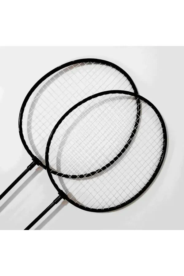 T133 Badminton Racquet Set - 2 Badminton Racquets & 1 Shuttlecock - 2