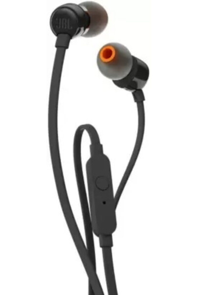 T160 In-Ear Headphones with Microphone (BLACK) - 30