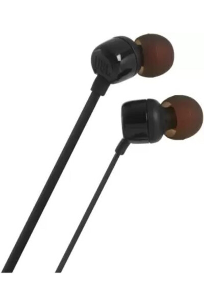 T160 In-Ear Headphones with Microphone (BLACK) - 31