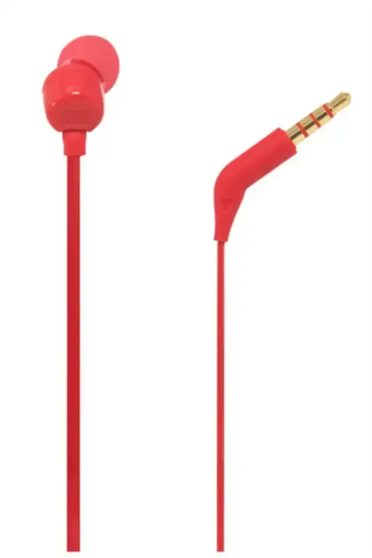 T160 Kablolu Kulakiçi Kulaklık-Kırmızı - JBL