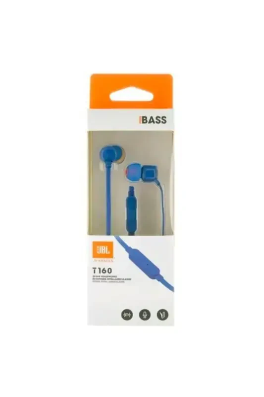 T160 Kulak İçi Kulaklık Mavi-mavi - JBL
