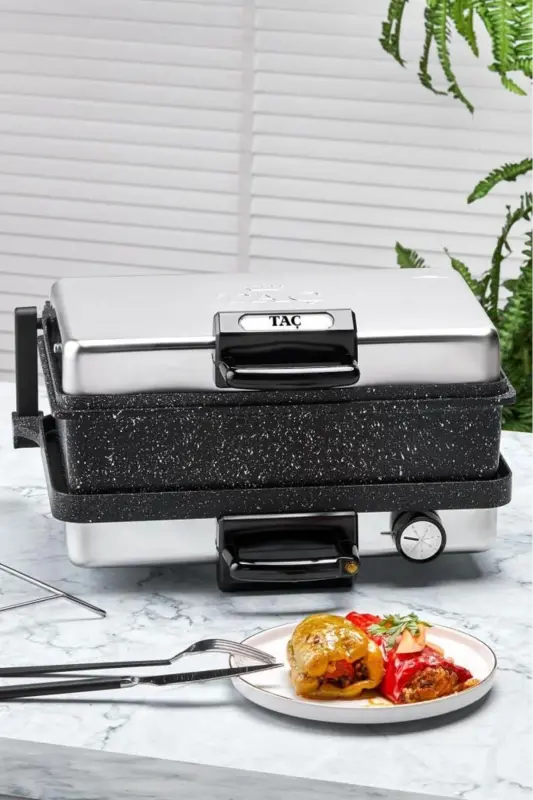 T7863 Toaster and Lahmacun Machine with Tray - TAÇ