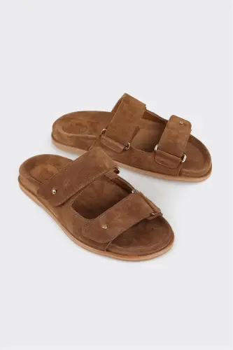 Taba charm teri ayollar shippagi - ELLE SHOES (1)