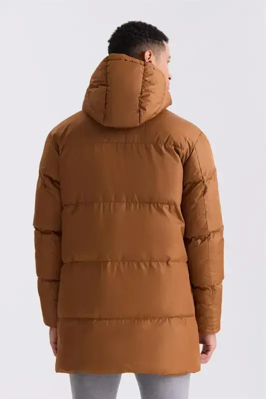 Taba Comfort Fit Hooded Fully Filled Winter Jacket - 4