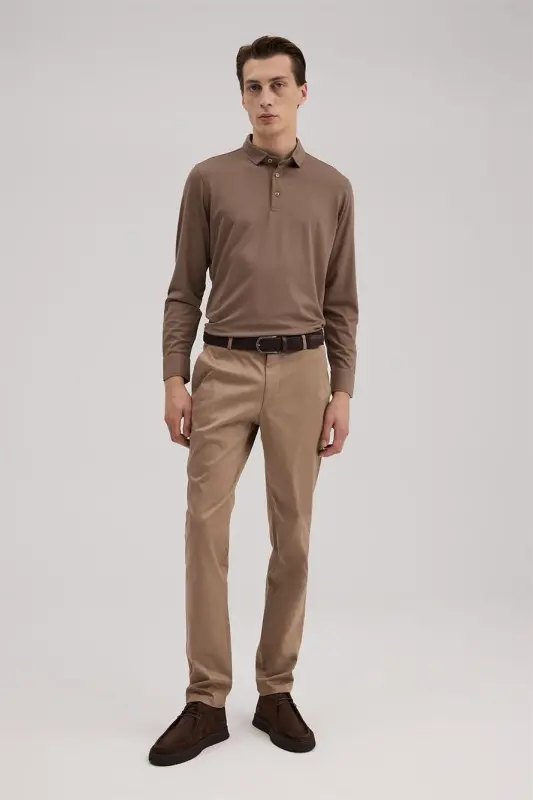 Taba Comfort Fit Side Pocket Canvas Pants - 1