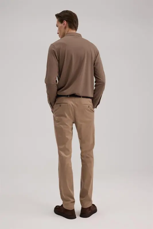 Taba Comfort Fit Side Pocket Canvas Pants - 4