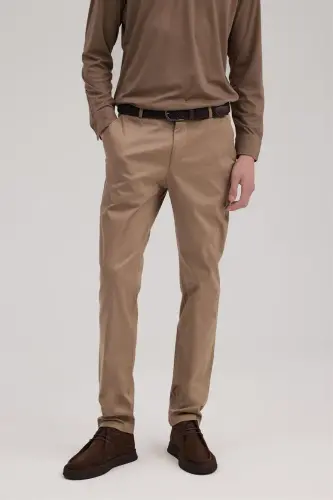 Taba Comfort Fit Side Pocket Canvas Pants - 2