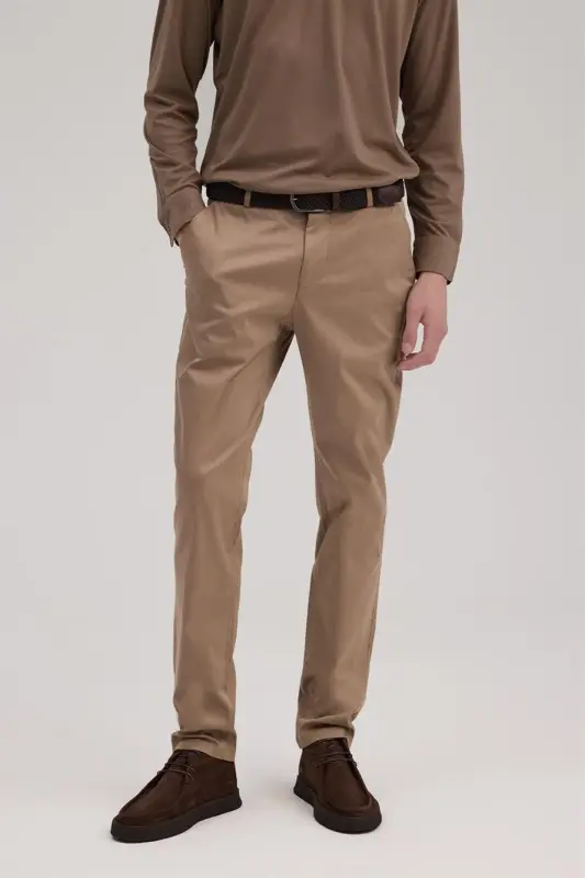 Taba Comfort Fit Side Pocket Canvas Pants - 2