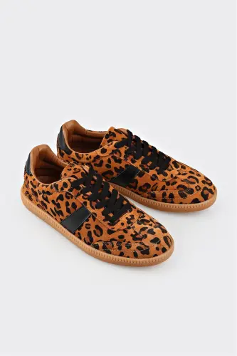 Taba Deri Kadın Spor Ayakkabı - Taba - ELLE SHOES (1)