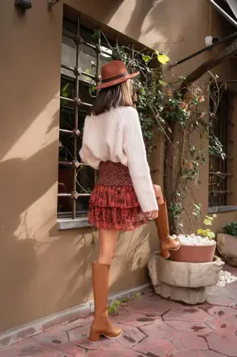 Taba Kadın Çizme-Taba - 1