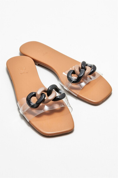 Taba Kadın Düz Terlik - ELLE SHOES (1)