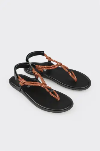 Taba Kadın Sandalet - Taba - ELLE SHOES (1)