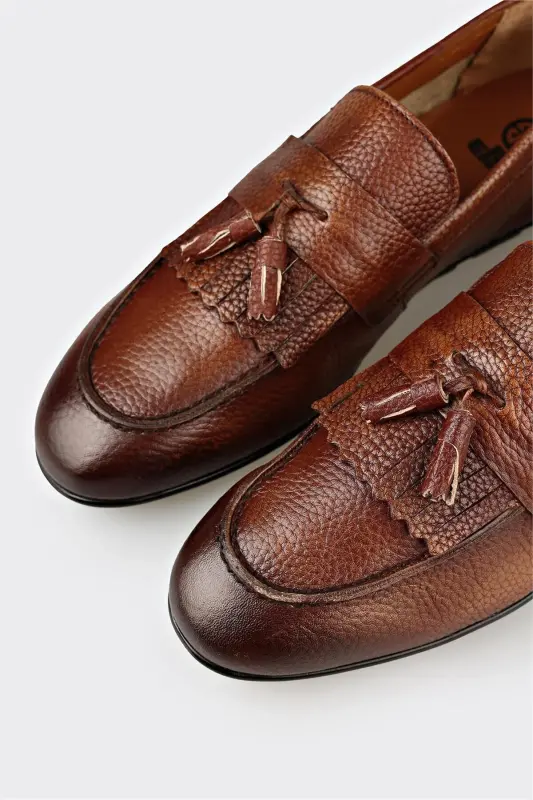 Taba Leather Men's Casual Shoes - 5