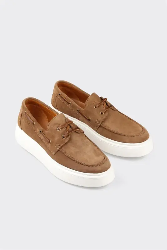 Taba Leather Men's Daily Shoes - 2