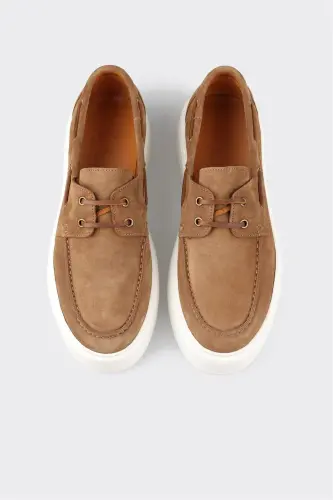 Taba Leather Men's Daily Shoes - 4