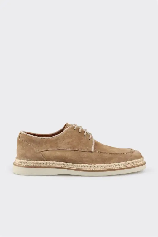 Taba Leather Men's Daily Shoes - 1