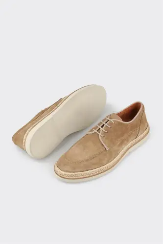 Taba Leather Men's Daily Shoes - 3
