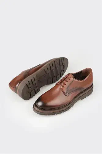 Taba Leather Men's Daily Shoes - 3