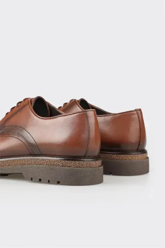 Taba Leather Men's Daily Shoes - 5