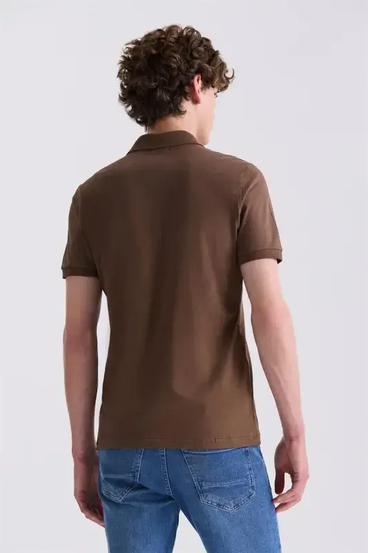 Taba Slim Fit Polo Yaka T-Shirt - 4